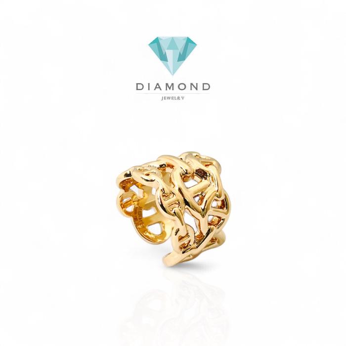 Chaine D Ancre HM Ring 18K-Diamond Jewelry-355CBD18RY-HT