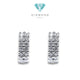Double Hoop Diamond Earrings / Diamond Jewerly-381AB1040PFLS-HT