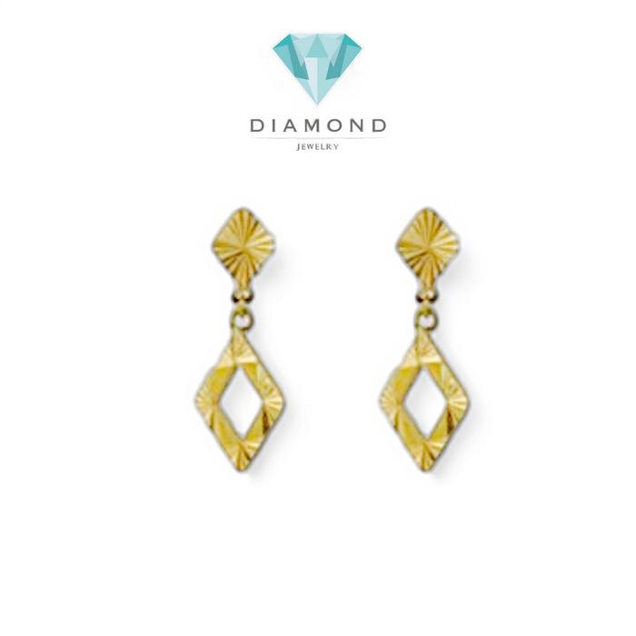 Anting Mas 23K-Diamond Jewelry