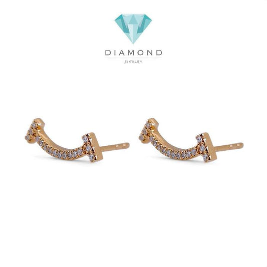 Smile Diamond Earring 18K / Anting Berlian Smile 18K / Diamond Jewelry 400ABDAB25300LS-HT