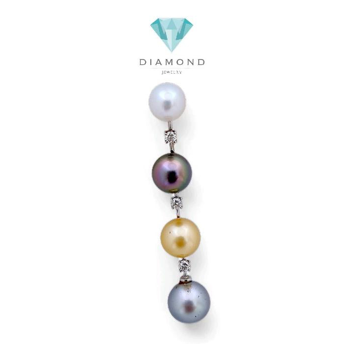 Liontin Multi Color Pearl Diamond 18K / Diamond Jewelry 12LMGT2635WP HT