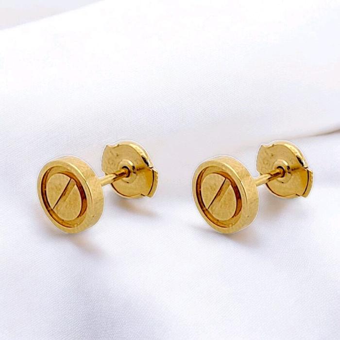 Love Stud Earring 18K / Diamond Earring 331ABD265RY
