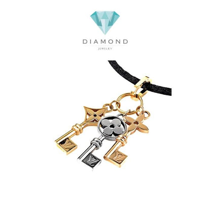 trio key pendant diamond18 K Diamond Jewelry