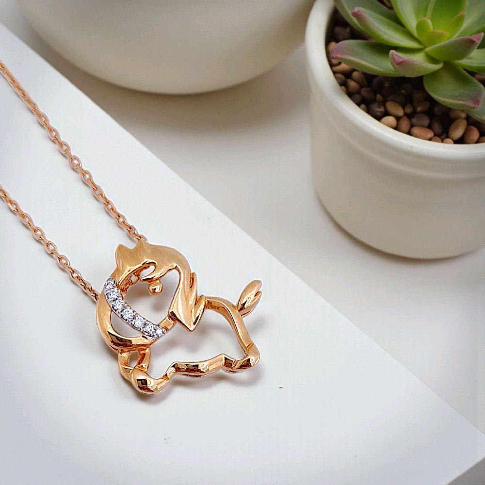 Uniqorn Diamond Necklace 18K / Kalung Berlian Kuda Poni 18K / Diamond Jewelry 120KB43000AB HT