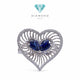 Love Sapphire Diamond Ring 18K / Diamond Jewelry