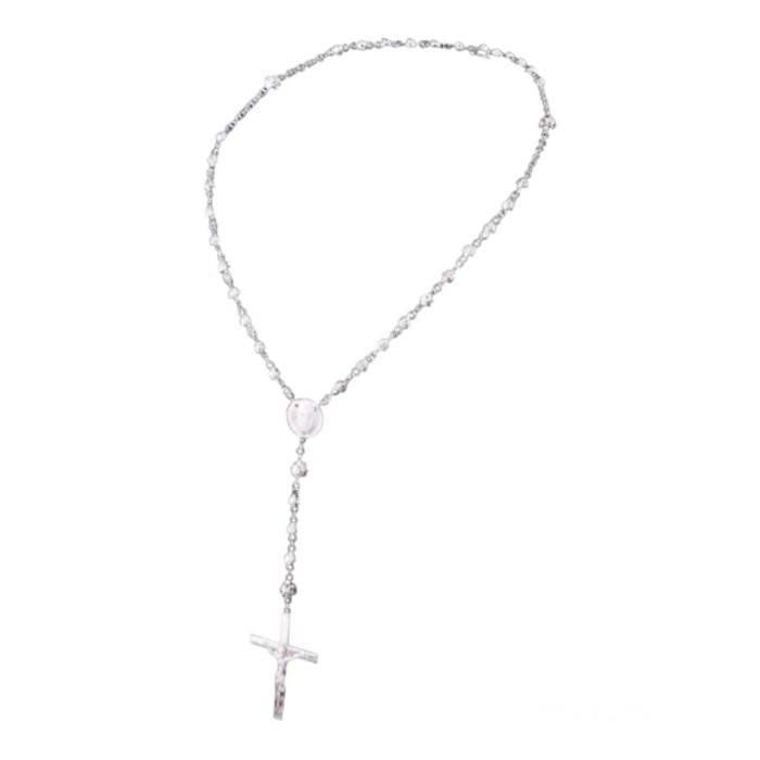 Rosario Necklace/Bracelet White Gold 750K Emas Putih-Diamond Jewelry-1KMS15LSNEW/1GMS6LSNEW-HT
