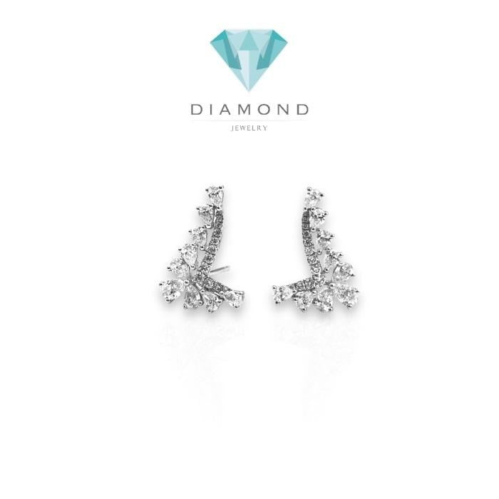 Laufey Louvre Diamond earring 18k-Diamond Jewelry- Anting Perhiasan Berlian L Laufey