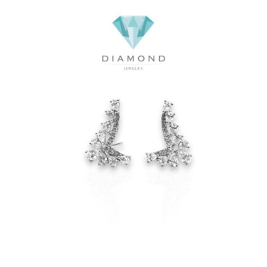 Laufey Louvre Diamond earring 18k-Diamond Jewelry- Anting Perhiasan Berlian L Laufey
