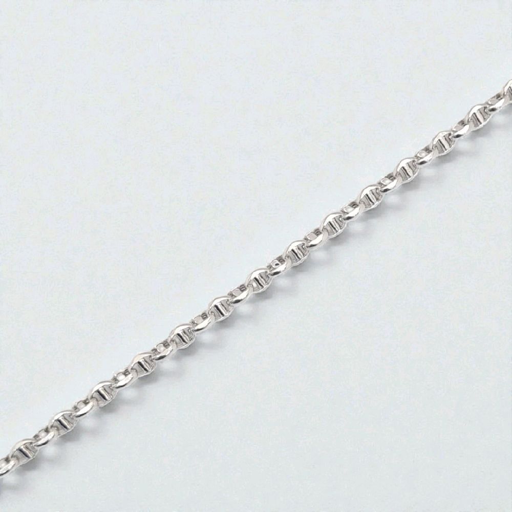 White Gold Bracelet 17K / Gelang Emas Putih 17K / Diamond Jeweley / 458GMS386LS
