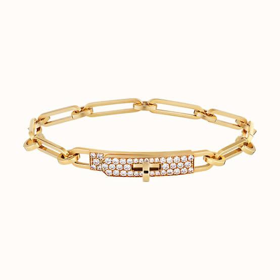 Kelly chain diamond choker/bracelet 18k Rose gold- Diamond Jewelr