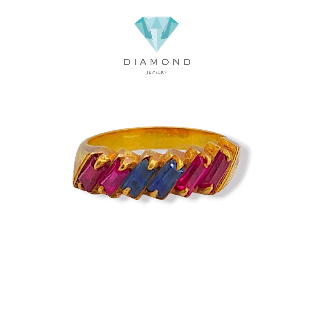 Rainbow Gold Ring 23K / Cincin Emas Pelangi 23K / 59CMSWP5
