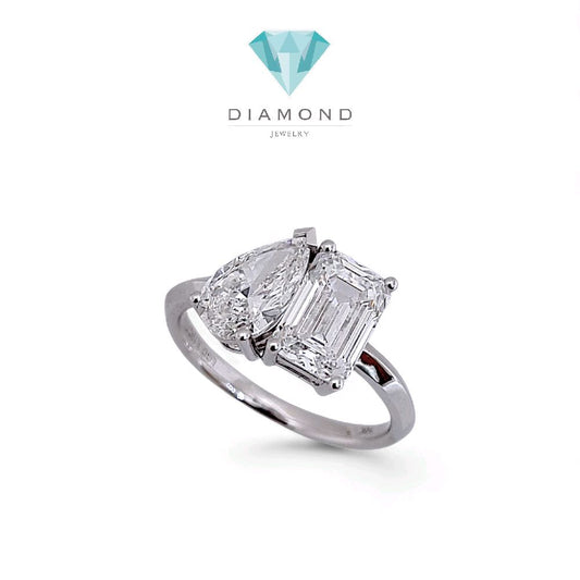 Totmoi Diamond Lab Grown Ring 14K / Cincin Berlian Totmoi 14K / Diamond Jewelry 35CBLGG1000LS HT