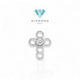Diamond Cross Pendant/Liontin Salib Berlian