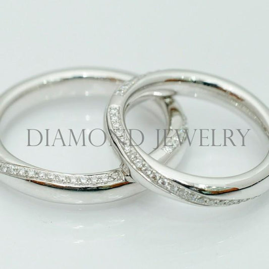 Cincin Kawin/Wedding Ring - Diamond Jewelry Two Tone 01020826/01020827