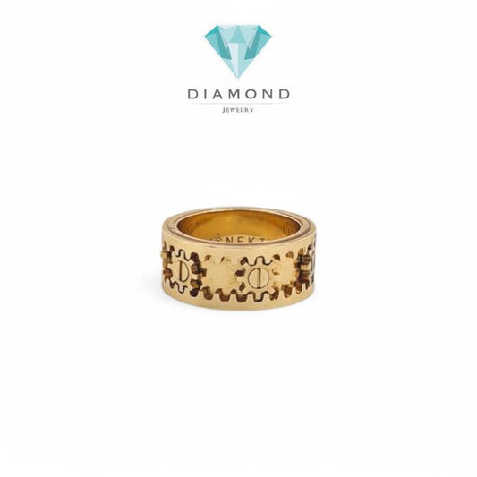 Cincin roda gear18K/ mans gear ring -Diamond Jewelry