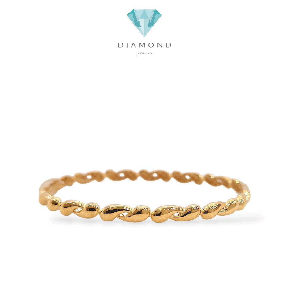 Tear Drop Gold Bangle bottega Brecelet 16K / Gelang Emas Tear Drop 16K / 461GMS534LS