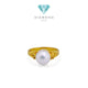 Pearl Gold Ring 23K / Cincin Emas Mutiara 23K / Diamond Jewelry 123CMSWP4-HT
