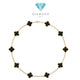 Clover Necklace 10 Vintage Onyx 18K Gold-Diamond Jewelry-85KBD160000AB-HT