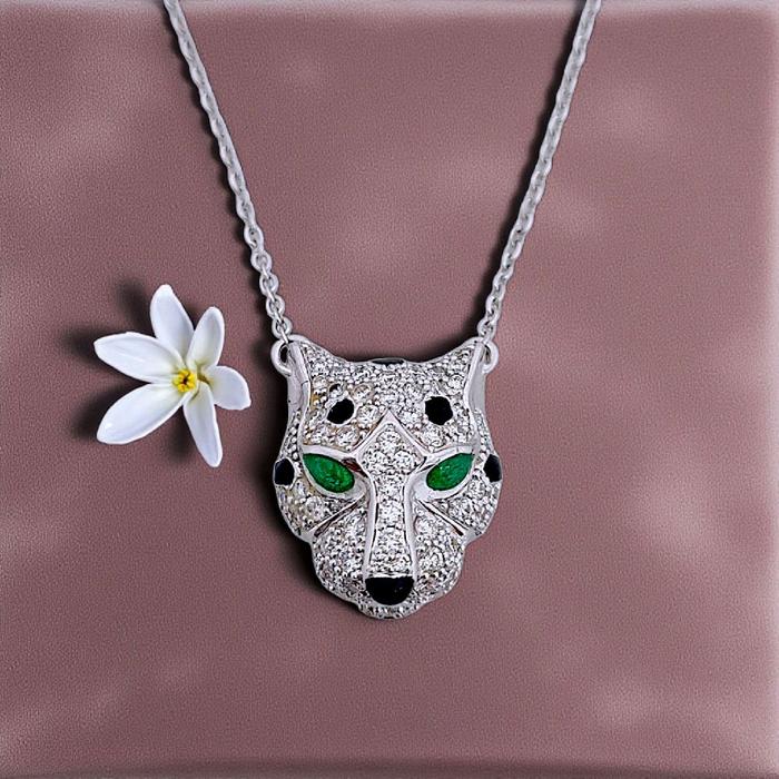 Panthere Diamond Necklace 18K / Kalung Panthere Berlian 18K / Diamond Jewelry-403KBD7114LS-HT