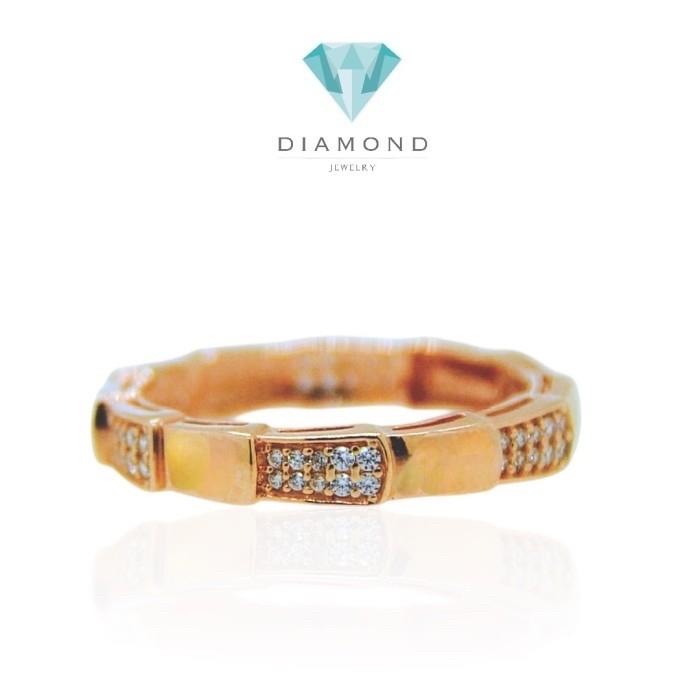 Cincin Emas Model Serpenti 750K/Cincin Model Ular Emas-Diamond Jewelry-358CMS3LS-HT