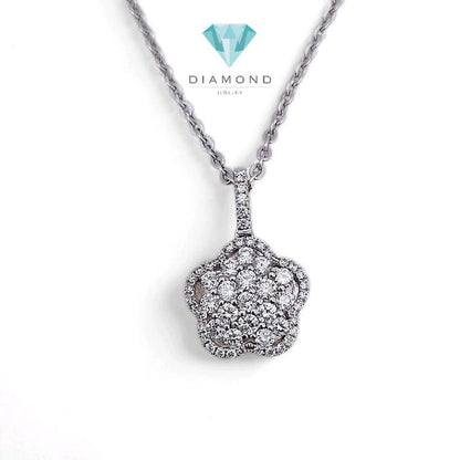 Liontin Flower Diamond 18K / Diamond Jewelry