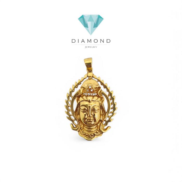 Liontin Mas Buddha 18K-Diamond Jewelry
