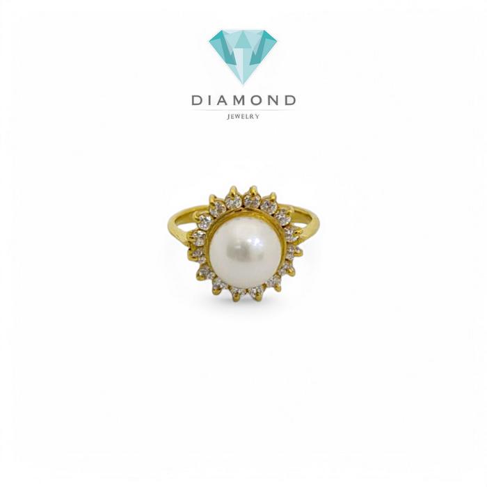 Set Mas Mutiara 23 Lady Diana circle round pearl-Diamomd Jewelry