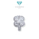 Flower Diamond Ring 18K / Cincin Bunga Diamond Jewelry / 4CB1335PP