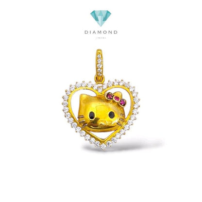 Hello Kitty gold pendant 18K / Liontin Emas Hello Kitty 18K / 196LMSWP4