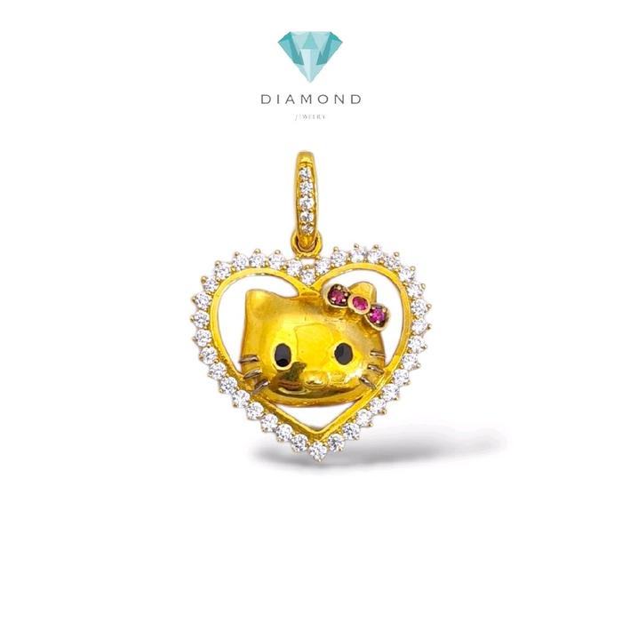 Hello Kitty gold pendant 18K / Liontin Emas Hello Kitty 18K / 196LMSWP4