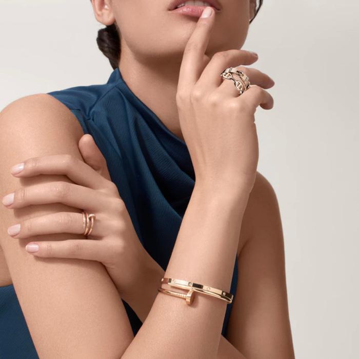 Alchemist Double Diamond Ring 18K Diamond Jewelry