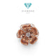 Flower Diamond Solitaire Ring / Diamond Jewelry