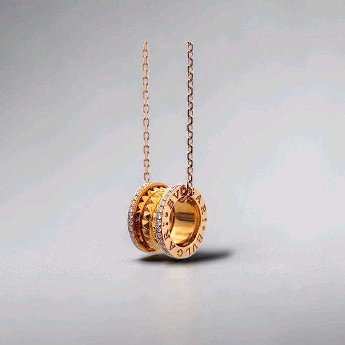 B.Zero1 Rock Diamond Necklace 18K / Diamond Jewelry / 160KBD19150OAB