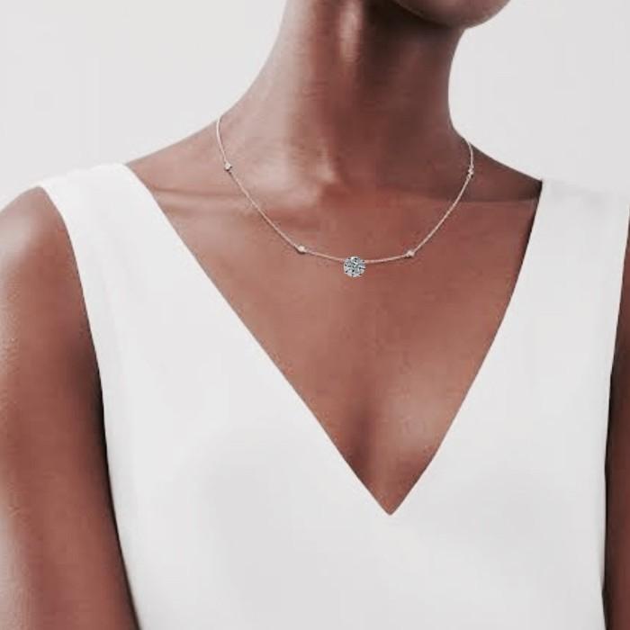Diamond Necklace esperanza 18K Gold Diamond Jewelry