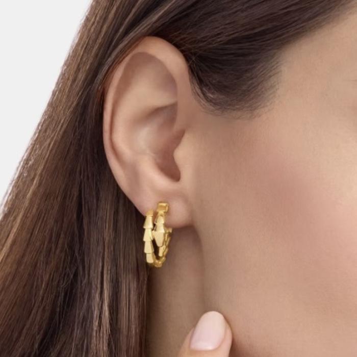 Earring Ulo Snake Rose Gold 18K / Diamond Jewelry-368ABD957RY-HT