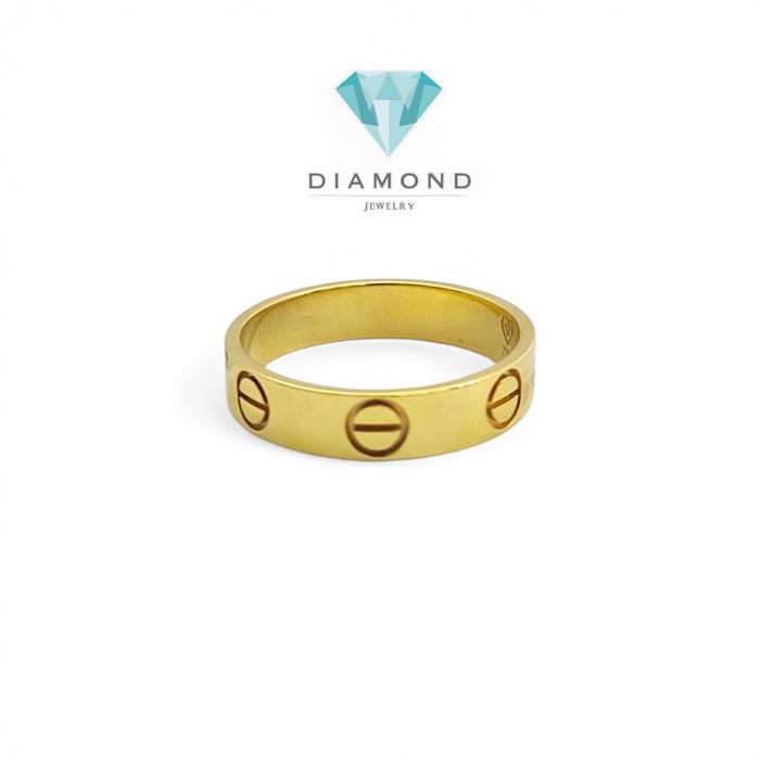 Cincin Laki Model Love Crt 18K-Diamond Jewelry