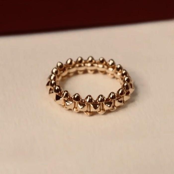 Clash Ring 18 K Rose/white gold Diamond Jewelry