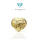 Heart yellow gold ring 23k-cincin emas hati/Diamond Jewelry