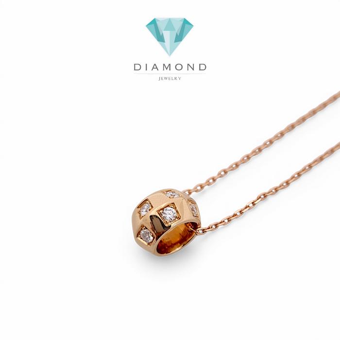 Le Damier Necklace 18K Diamond Necklace/Kalung Berlian Damier-377KBD15000RY-HT