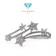 Star diamond Bangle- Diamond Jewelry - White 0303041
