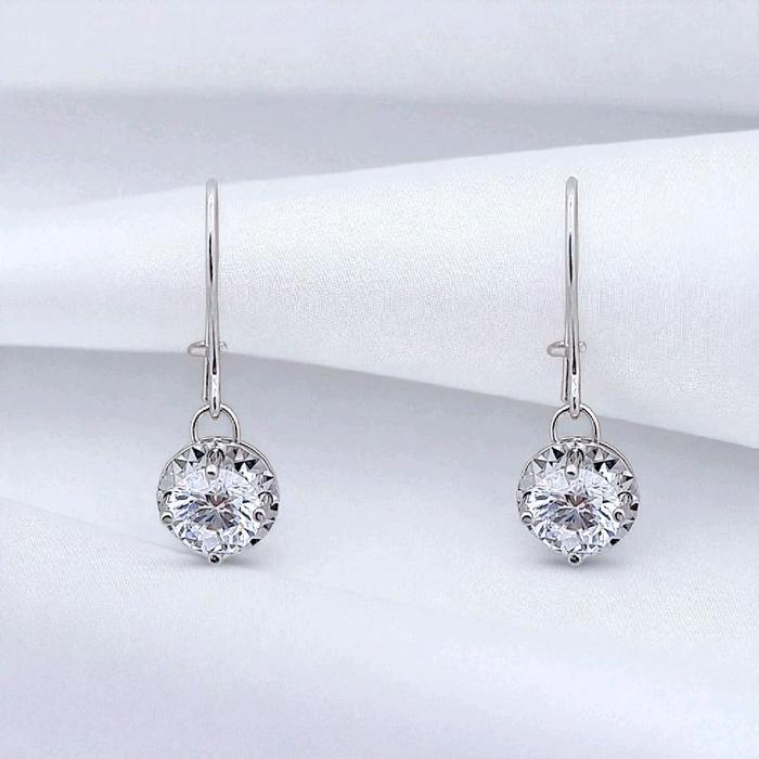 Solitaire Gold Earring 750K / Anting Emas Solitaire 750K / Diamond Jewelry 409AMS242LS-HT