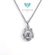 Liontin Initial K Diamond 18K / Diamond Jewelry 16LBGT600WPLS-HT