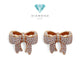 Ribbon Diamond Earring 18K / Anting Pita Berlian 18K / Diamond Jewelry 94ABD89100AB-HT