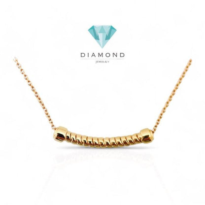 Kalung Emas Tuboga 18K-Diamond Jewelry-358KBD661RY-HT