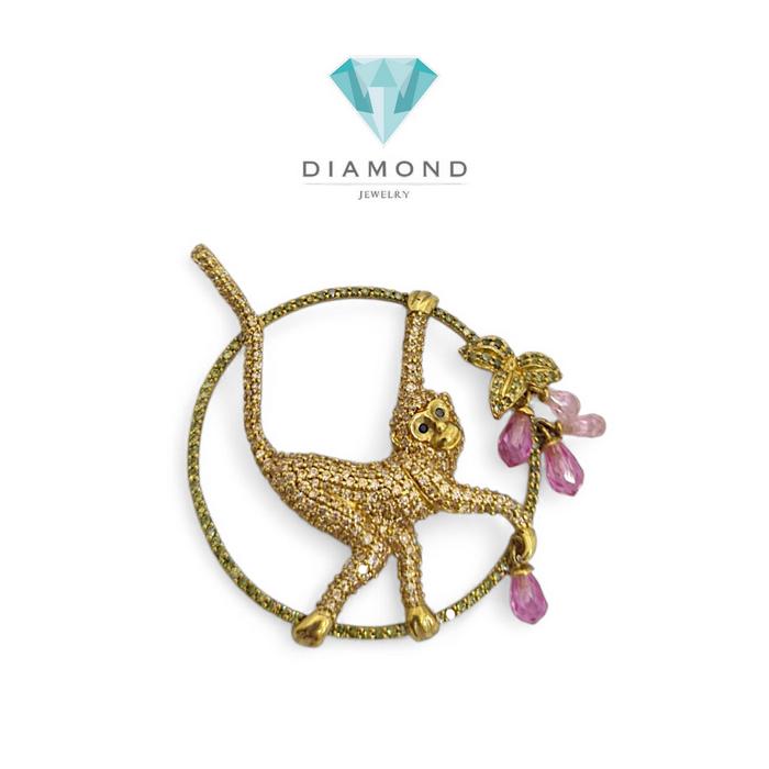 Liontin Mas Monkey 18k/ Liontin mas monkey -Diamond Jewelry