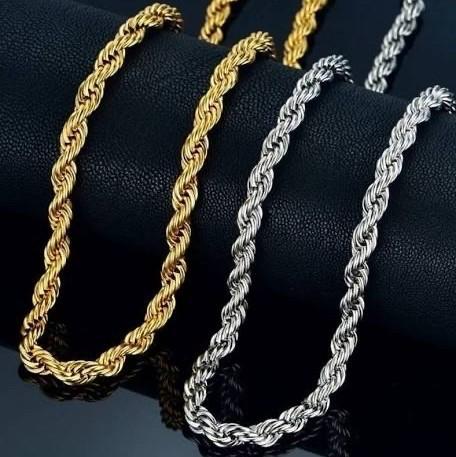 Kalung emas tambang white/gold 18k Diamond Jewelry