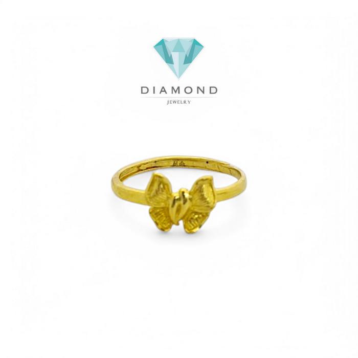 Cincin Mas Butterfly 24K-Diamond Jewelry
