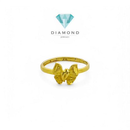 Cincin Mas Butterfly 24K-Diamond Jewelry