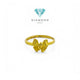 Cincin Mas Butterfly 24K-Diamond Jewelry