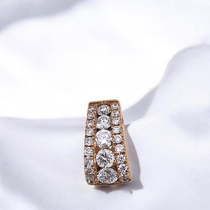Liontin Diamond Trapesium stack18K / diamond pendant trapesium stackDiamond Jewelry